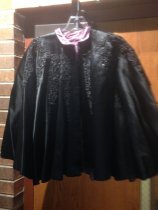 Ladies Black Cape